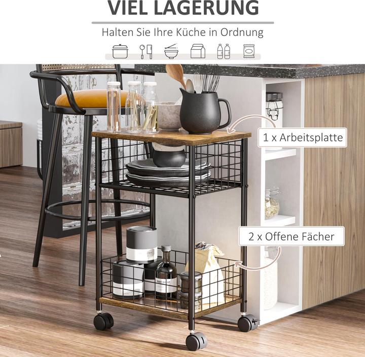 Produktbild Homcom Küchenwagen