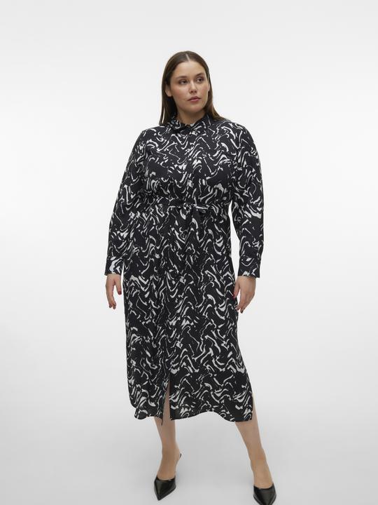 Actual product image Vero Moda VMCCIA Langes Kleid Hemdblusenkleid (48)