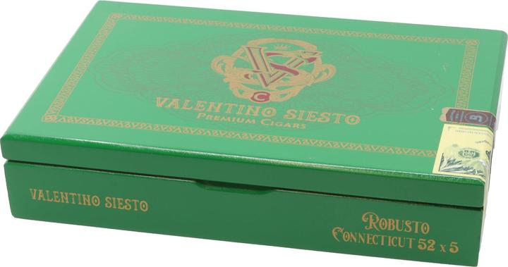 Actual product image Valentino Siesto Premium Connecticut Robusto (Parejo)