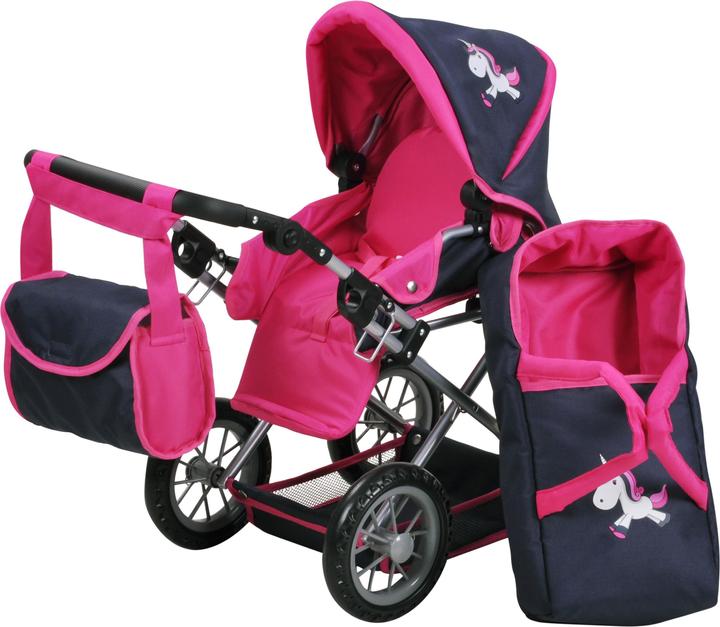 Immagine prodotto Knorrtoys Carrozzina per bambole Ruby - "UMA.the unicorn" blu