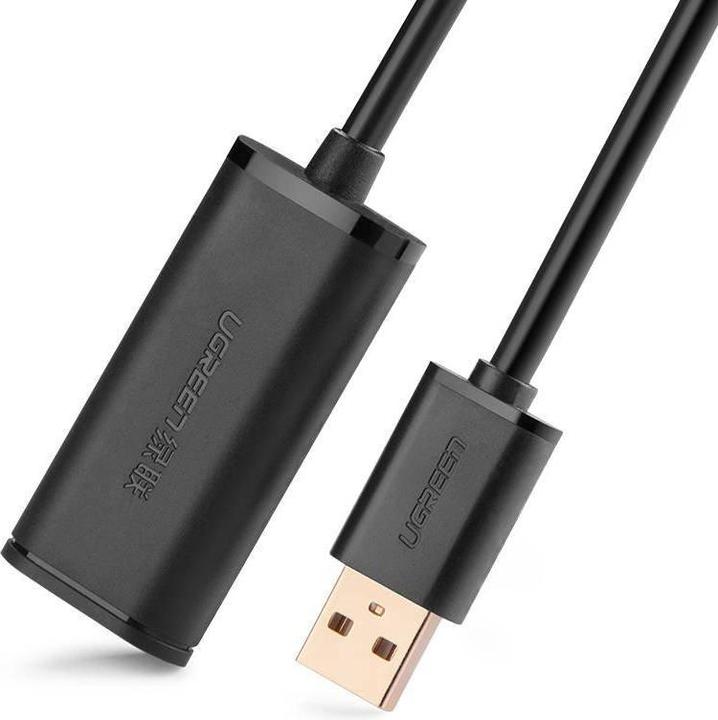Produktbild Ugreen US121 Active USB 2.0 Extension 15m - Black (15 m, USB 2.0)