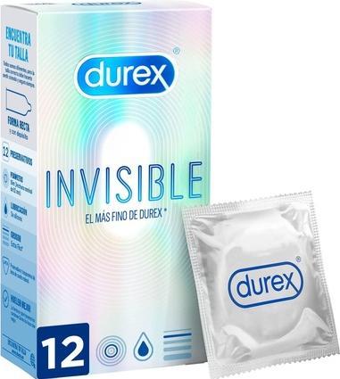 Produktbild Durex Unsichtbare Extra Feine 12 Einheiten (12 Stk.)