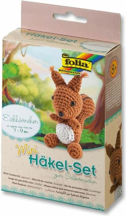 Actual product image Folia Mini crochet set squirrel