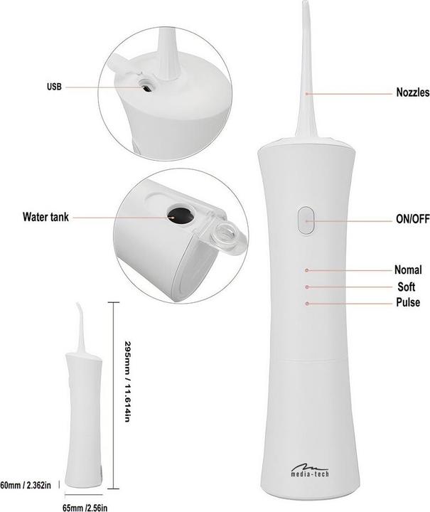 Produktbild Media-Tech DENTAL FLOSSJET MT6528