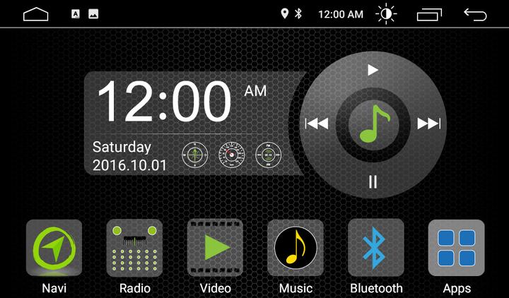 Produktbild Radical R-D111 1-DIN (Android Auto, Apple Carplay)