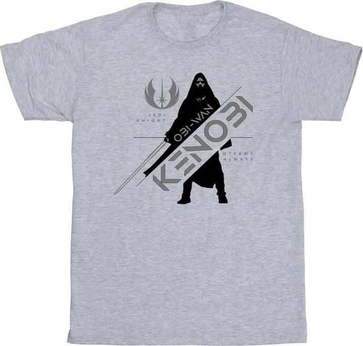 Actual product image Star Wars Mens Obi-Wan Kenobi Jedi Knight T-Shirt (XXL)