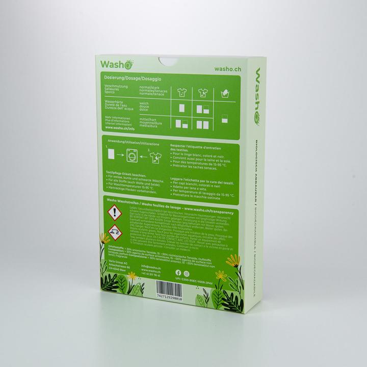 Image du produit Washo Bande de lavage (60 Cycles de lavage, Linge de toilette)