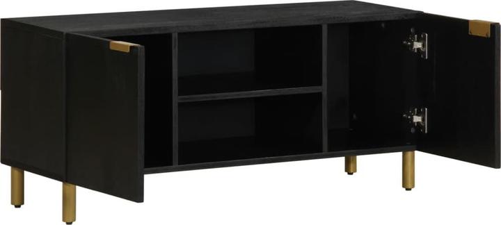 Actual product image VidaXL TV cabinet Lowboard TV cabinet TV table black wood-based material (105 x 33 x 46 cm)