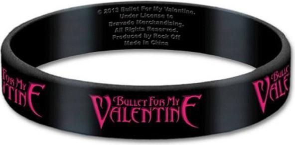 Produktbild Bullet For My Valentine LogoSilikonArmband (100% synthetisches Material)