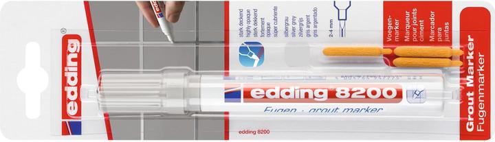 Actual product image Edding Joint marker 8200 (Silver, Grey, 4 mm, 1 x)