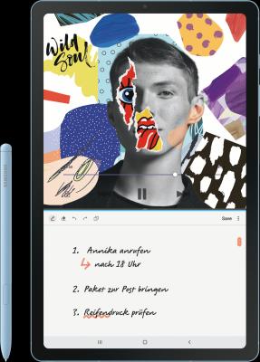 Produktbild Samsung Galaxy Tab S6 Lite (2022) (4G, 10.40", 64 GB, Angora Blue)