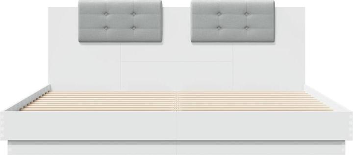 Image du produit VidaXL Cadre de lit avec tête de lit et lampes LED (180 x 200 cm)