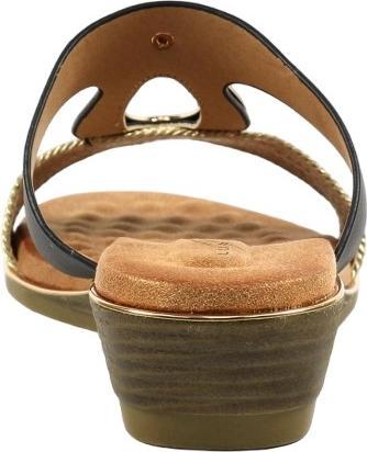 Actual product image Lunar Womens/Ladies Porto Wedge Heel Sandals (36)