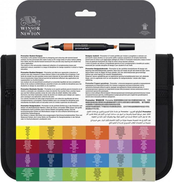 Produktbild Winsor & Newton Promarker (Schwarz, 24 x)