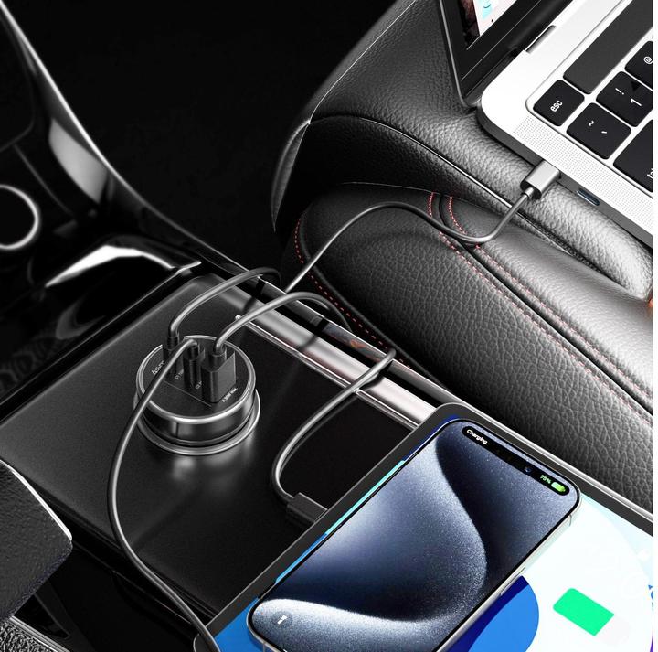 Image du produit 4smarts Chargeur allume-cigare VoltRoad Ultimate 160W noir