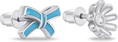 Produktbild Brilio Silver - Original silverymmetric earrings EA810W
