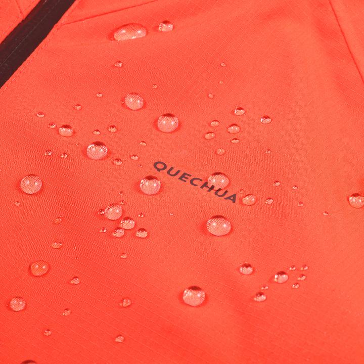 Produktbild Quechua Wanderjacke MH900 Kinder Gr. 122–170 wasserdicht Wandern orange (6, 7, 8)