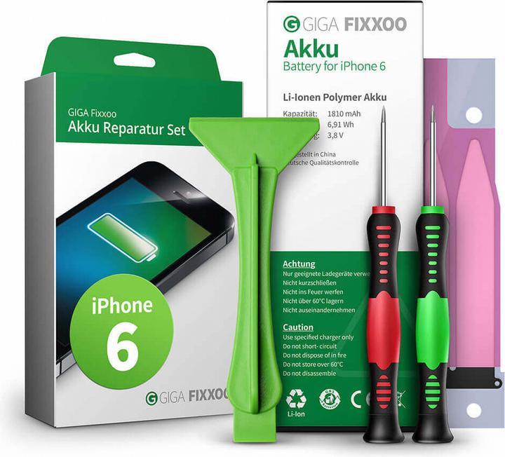 Giga Fixxoo iPhone 6 Akku Komplettset (Akku, iPhone 6)