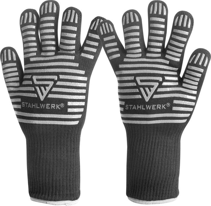 Stahlwerk Hitzebeständige Handschuhe bis 800°C EN 407:2004 aus ARAMID-Gewebe (One Size)