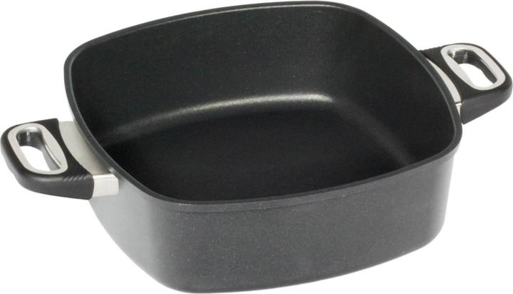 Actual product image AMT Induction corner pan 28 x 28 cm Hheight 9 cm (I-E289) (28 cm, Frying pan, Aluminium)