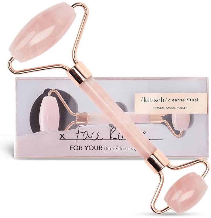 Kitsch Rullo viso al quarzo rosa