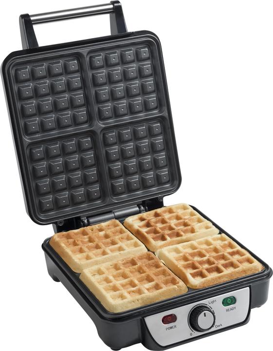 Actual product image Bestron ASW281 Waffle maker 4 waffle(s), stainless steel