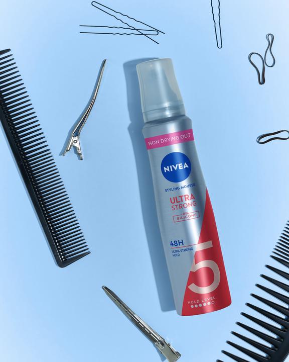 Immagine prodotto NIVEA Ultra Strong Styling Mousse DUO (300 ml, Agente schiumogeno)