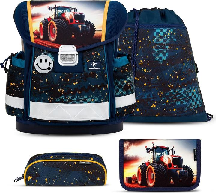 Produktbild Belmil CLASSY Schulrucksack-Set Tractron (19 l)
