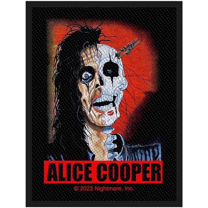 Actual product image Alice Cooper Trashed Woven Patch (1 x)