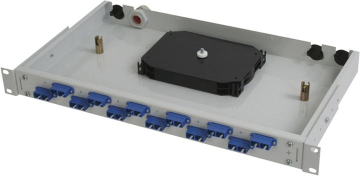 Actual product image Telegärtner 19inch fibre optic housing 1U 12x SC duplex