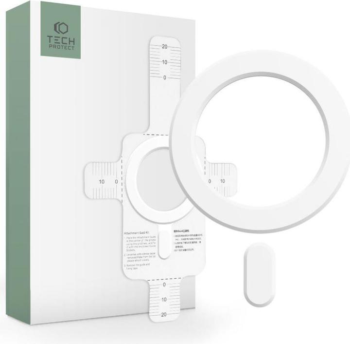 Actual product image Tech-Protect Magmat Magsafe Biały Magnetic Ring