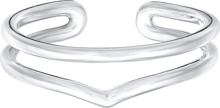 Produktbild Elli Ring Wickelring Offen V-Form 925 Silber (54, 925 Silber)