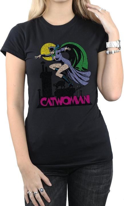Produktbild Catwoman Crackle Logo TShirt (XXL)