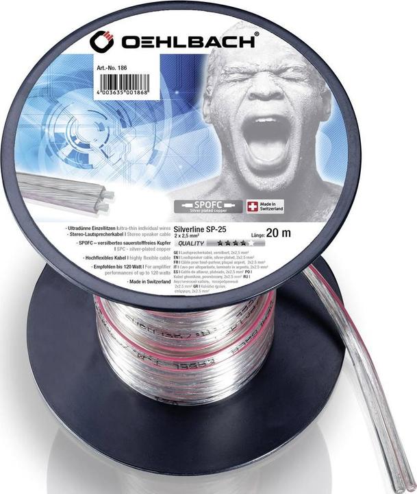 Actual product image Oehlbach Silverline SP25 (20 m, 2.50 mm²)