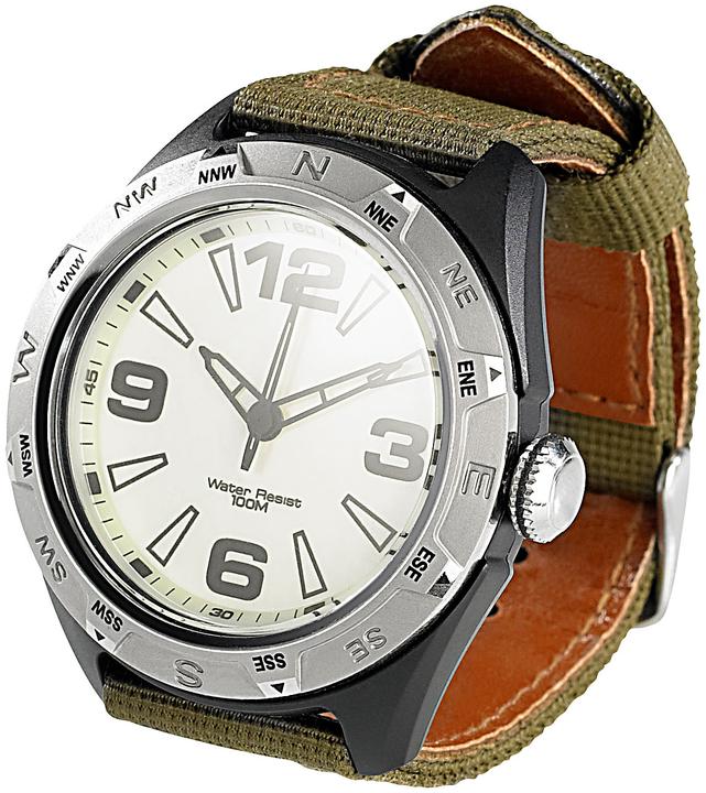 Semptec Wasserdichte Sport-Armbanduhr (Analoguhr, 44 mm)