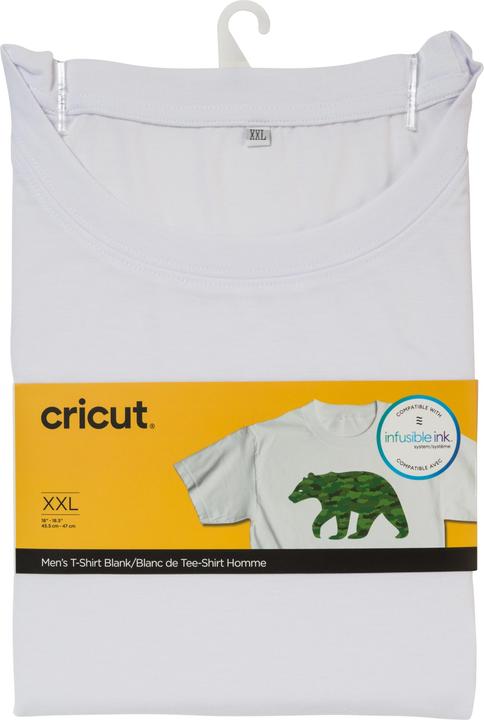 Actual product image Cricut T-Shirt Infusible Ink Men Size XXL, White