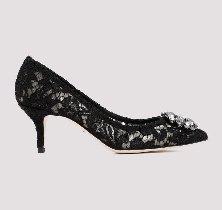 Immagine prodotto Dolce & Gabbana bellucci black lace pumps with crystal application (36)