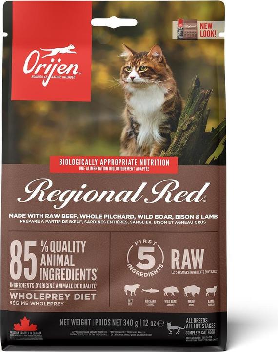 Immagine prodotto Orijen Cibo secco Cat Regional Red con manzo (Adulto, 1 pz., 340 g)