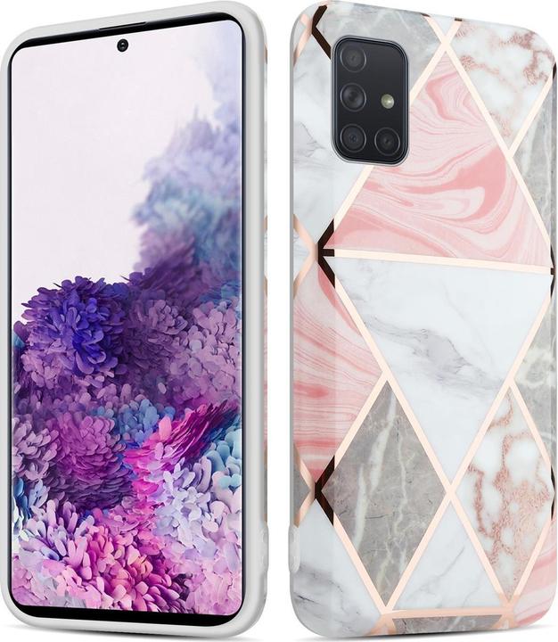 Produktbild Cadorabo IMD TPU Bunter Marmor Cover (Samsung Galaxy A71 5G)