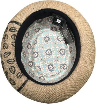 Image du produit Bekos Upcycling - Chapeau Pork Pie "Cafe Royal" en sac à café - 57, 02 (57)