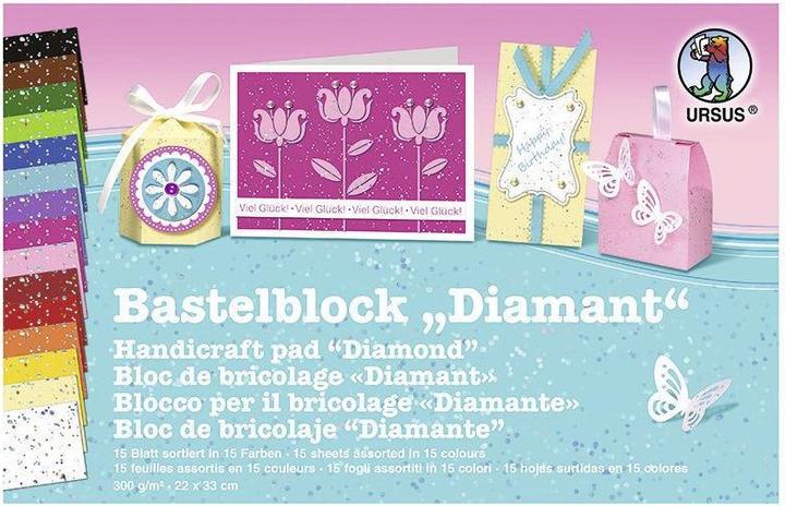 Produktbild Ursus Designpapier Diamant 300 g/m2 (22 x 33 cm)