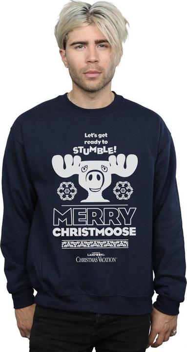 Immagine prodotto National Lampoon´s Vacation National Lampoon's Christmas Vacation Merry Christmoose Felpa Uomo (L)