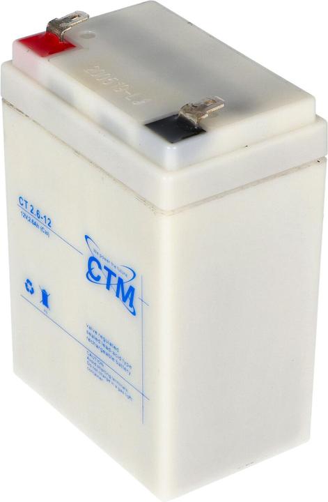 CTM Battery 2.6-12, MP2,2-12D, MP2.2-12D, RLl1226, 6FM2.6 (12 V, 2.60 Ah)