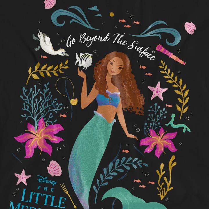 Image du produit The Little Mermaid - T-shirt GO BEYOND THE SURFACE - Adulte (XXL)
