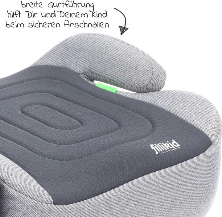 Actual product image Fillikid Booster seat with Isofix (Booster seat, ECE R129/i-Size Standard)