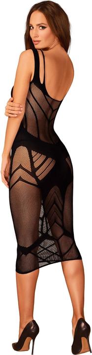 Image du produit Obsessive Robe résille sexy - Noir (S, M)