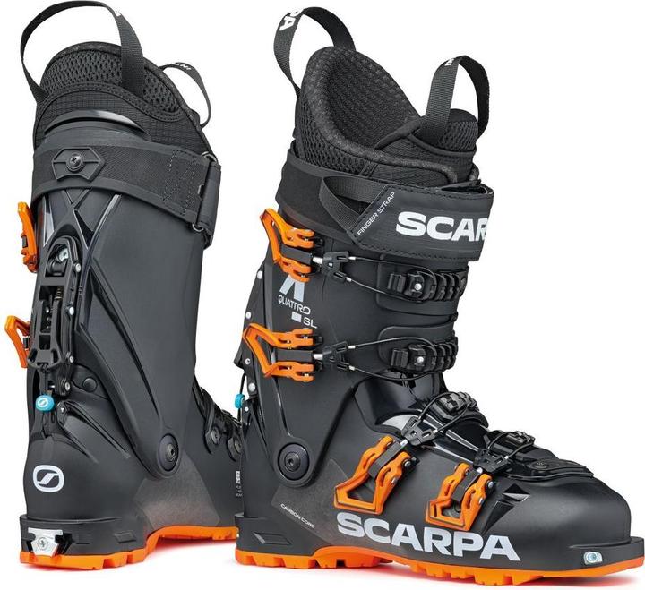 Actual product image Scarpa 4-Quattro SL Black Orange 2023 (26.5)