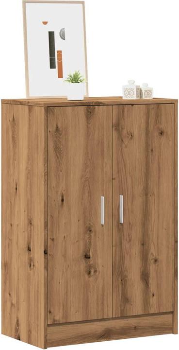 Produktbild VidaXL Schuhschrank Schuhregal Schuhaufbewahrung Schuhkommode Artisan-Eiche (60 x 35 x 92 cm)