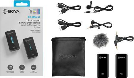Image du produit Boya BY-XM6-S1 Système de microphone sans fil