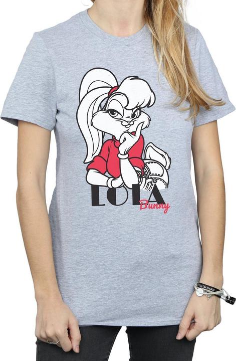 Actual product image Looney Tunes Womens/Ladies Classic Lola Bunny Boyfriend T-Shirt (XL)